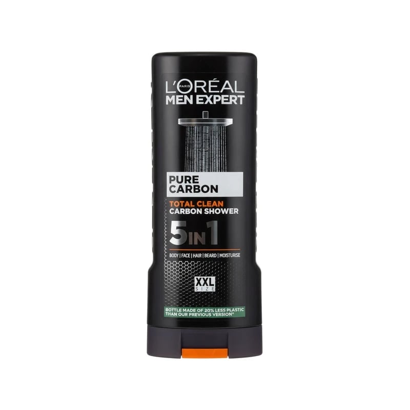 غسول جسم لوريال باريس مين إكسبرت بيور كاربون 5 في 1 — Loreal Paris Men Expert Pure Carbon 5-in-1 Body Wash