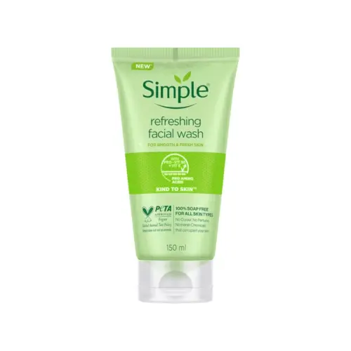سيمبل كيند تو سكين جل غسول منعش للوجه 150مل - Simple Kind To Skin Refreshing Facial Wash Gel