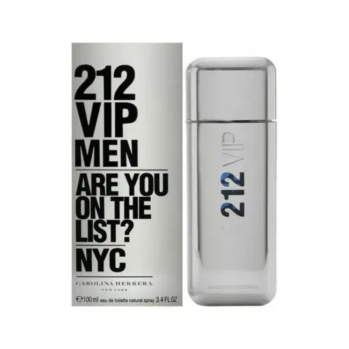 عطر كارولينا هيريرا للرجال 100مل - Carolina Herrera 212 VIP Men Perfume EDT