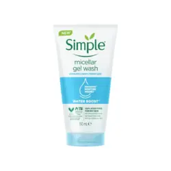 سيمبل جل غسول ووتر بووست للوجه 150مل - Simple Water Boost Micellar Facial Gel Wash